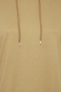 Sudadera con Capucha Extra Grande para Mujer, Suave, de Terciopelo, de Manga Larga, Acogedora, Informal, Holgada, Estilo Urbano, 100% Algodón - Product Image 6