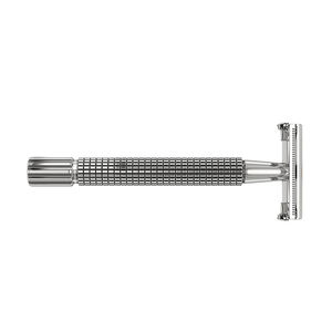 มีดโกนหนวดสแตนเลส DE พร้อมด้ามจับกันลื่น ใบมีดเดี่ยว เป็นมิตรกับสิ่งแวดล้อม ใช้ซ้ำได้ สำหรับใบหน้า ลำตัว และบริเวณบิกินี่ ใช้ได้ทั้งผู้ชายและผู้หญิง - Product Image 2