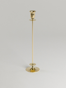 Portavelas brillante de plata antigua decoración de boda real diseño moderno con logotipo personalizado portavelas hechos a mano - Product Image 3