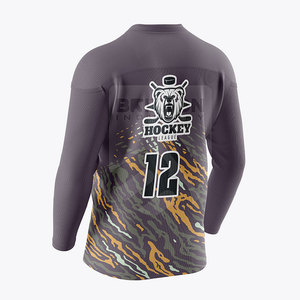 Camiseta de hockey de equipo personalizada, impresión por sublimación, servicio OEM, ropa deportiva de poliéster hecha en Pakistán - Product Image 4