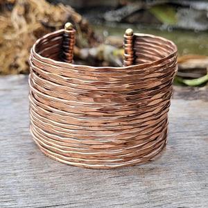 New Arrival Gold Multi-Layer Wire <b>Bracelet</b> Fashionable Minimalist Open Cuff Bangle for Women Statement Trendy Brass Accessory - Product Image 4