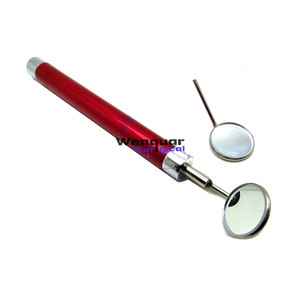 Miroir buccal dentaire supérieur avec lumière LED lumineuse | Poignée bleue, miroirs amovibles #4 & #5 inclus Instrument chirurgical - Product Image 4