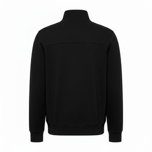 Pull à col roulé en tricot pour homme, quart de zip, chaud, respirant, coupe-vent, veste streetwear, uni, anti-froissement - Product Image 2