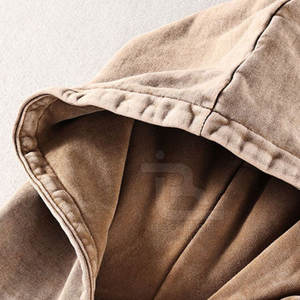 Sudadera con capucha de lavado ácido de algodón para hombre de último estilo, ropa de verano de manga larga, ropa informal para hombre, Sudadera con capucha - Product Image 6