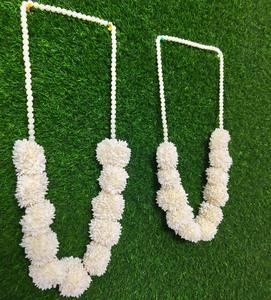 Bride Groom France Style Wedding Varmala Fresh Artificial Garlands Indian Wedding Jaimala Muslim Wedding Mala for Dulha Dulhan - Product Image 1