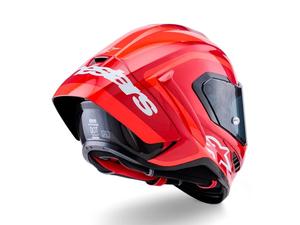 Casco Integral ALPINE STARS SUPERTECH R10 ARIUS Rojo de Calidad - Product Image 4