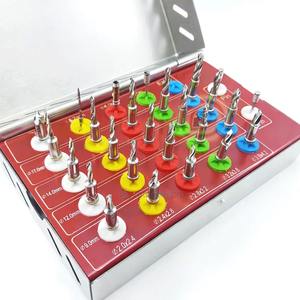 Kit Quirúrgico de Implantes Dentales de 26 Piezas con Certificación CE, con Fuente de Alimentación Manual, Brocas Cónicas de Acero Inoxidable, Venta al por Mayor - Product Image 1