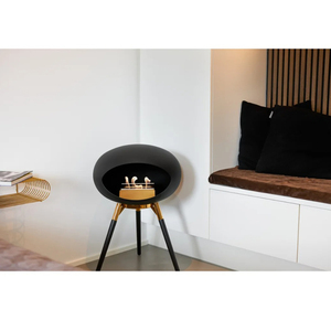 Stufa a Alcol con Fiamma Reale, Caminetto a Alcol per Riscaldamento in Salotti di Ville e Case Vacanza - Product Image 1