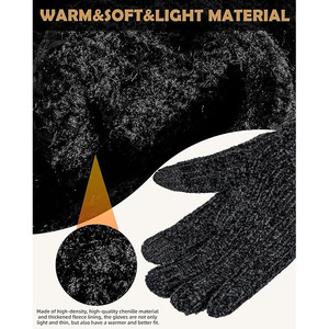 Guantes Deportivos Transpirables de Algodón para Invierno con Logotipo Frontal 2026, Pantalla Táctil y Detección de Agujas - Product Image 3