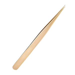 แหนบขนตาแบบปลายโค้งอุปกรณ์ความงามทำจากสเตนเลสสตีลออกแบบโลโก้ได้ตามต้องการ - Product Image 2