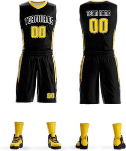 2024ชุดเครื่องแบบบาสเก็ตบอลแบบกลับด้านได้สำหรับผู้ใหญ่เสื้อแห้งเร็วพร้อมกระเป๋าเป้และกระเป๋าเป้สะพายหลัง - Product Image 1