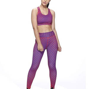 Recién llegado, conjunto de Yoga de entrenamiento para mujer hecho a medida, media pieza de 2 piezas, Material transpirable sólido, cintura elástica, opciones de talla grande - Product Image 1
