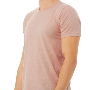 เสื้อยืดแขนสั้นพิมพ์ลาย Heather PRism Peach สำหรับทั้งชายและหญิงเสื้อยืดแขนสั้นผ้าคอตตอน48% 52% ขนาด4.2ออนซ์เสื้อยืดยาวเทคนิค Dtg - Product Image 5