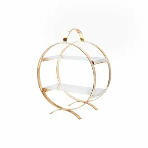 Base para Pastel con Tapa Martillada, Estilo Árabe, Diseño Premium, Elegante, Ecológico, Metal, Bolsa OPP, Herramientas para Pastel, Tamaño Personalizable, Blanco Royal - Product Image 6