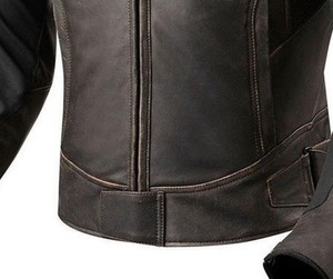 2025 suministro de fábrica personalizado 100% ropa deportiva de cuero genuino a prueba de viento impermeable chaquetas de motocicleta ropa de carreras transpirable - Product Image 5