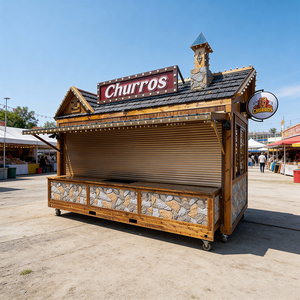 Remolque de Comida Móvil Grande Personalizado, Carritos de Helados y Frutas en Venta, Vehículo para Frutas y Verduras - Product Image 4