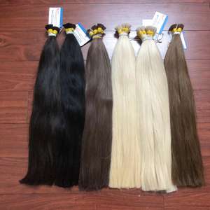 Superventas, 2022 Extensiones de Cabello 100% humano, mechones de pelo de Color a granel, liso y rizado - Product Image 3