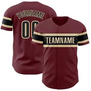 Maillots de baseball personnalisés pour les équipes sportives avec logos, noms et numéros personnalisés dans une variété de couleurs et de styles - Product Image 6