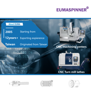 Eumaspinner EL-52Li + CY Độ chính xác cao CNC biến máy tiện vừa làm nhiệm vụ nghiêng giường 3-trục quay trung tâm với trục Y - Product Image 3