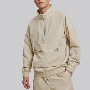 Ensemble de survêtement coupe-vent personnalisé pour homme, équipement de jogging deux pièces avec vestes coupe-vent respirantes et coupe-vent, shorts - Product Image 2