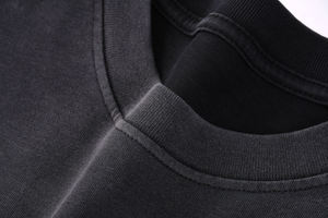 Camiseta Vintage de Estilo Casual para Hombre, Impresión DTG, 300 g/m², Lavado Ácido, Diseño Sólido - Product Image 3
