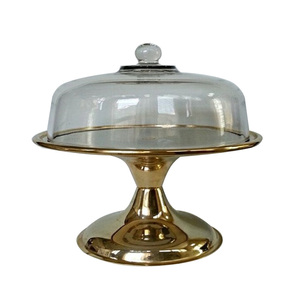 Soporte de pastel de taza de Metal de diseño exclusivo para accesorios de decoración de vajilla de Hotel soporte de servidor de pastel de fiestas de boda de lujo - Product Image 4