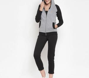 Vente en gros de survêtements d'hiver pour femmes au design unique personnalisé Survêtements pour femmes en polaire 100% coton de haute qualité - Product Image 6