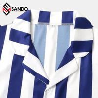 Ensemble court deux pièces en satin pour homme, logo personnalisé, été, décontracté, respirant, séchage rapide, durable