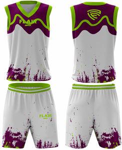 Ensemble de maillots de basket-ball de haute qualité pour hommes impression numérique personnalisable chemise de sport respirante hauts shorts vêtements de basket-ball - Product Image 5