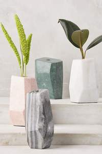 Jarrón de Flores de Mármol Natural Hecho a Mano de Lujo TCE, Pulido Premium, Estilo Art Deco, Decoración para el Hogar, Pieza Decorativa para Bodas - Product Image 3