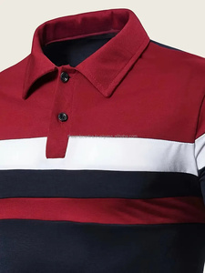 High Quality Men's <b>Golf</b> Polo T-<b>Shirt</b> Custom Made with Logo Quick Dry V-Neck <b>White</b> Cotton Long polo <b>shirts</b>,men's polo <b>shirts</b> - Product Image 3