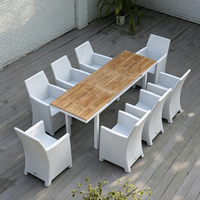 OSMEN Oliver Esszimmerstuhl PE-Stuhl für den Außenbereich, Terrassenstuhl, Balkon, Garten