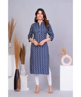 Kurta Kurti tendance vintage grande taille longue en coton à séchage rapide pour femme, style boutique indienne, pour mariage, fête ou Aïd