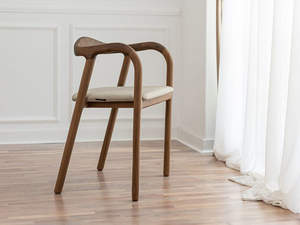 Silla de comedor de madera maciza diseño nórdico moderno muebles giratorios para el hogar para Comedor Cocina café uso - Product Image 3