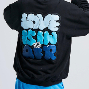 บริการ OEM เสื้อฮู้ดดี้ผู้ชายคุณภาพสูงสำหรับฤดูหนาว ผ้าฟลีซฝ้ายออร์แกนิค 100% พิมพ์ลายดิจิทัล ปรับแต่งได้ - Product Image 5