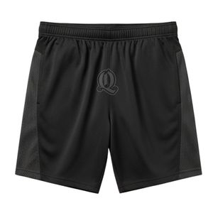 กางเกงขาสั้นออกกำลังกายสำหรับทั้งชายและหญิงผ้าโพลีเอสเตอร์แห้งเร็วระบายอากาศได้ดีตาข่ายสีส้ม - Product Image 3