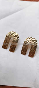 Costum Wholesale Fashionable Brass <b>Earring</b> Natural Finish Beautiful Look Trendy Designer Tops Handmade <b>Earrings</b> By FWE - Product Image 2