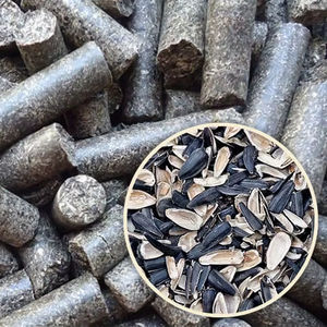 Pellets de coque de tournesol en bois, de riz et de coque de riz - Product Image 1