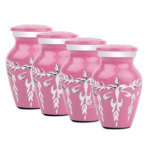 Mini Metal Cremation Urn for Ashes Highway to Heaven Token Urn for Bikers <b>Memorial</b> with Velvet Bag and <b>Box</b> for Pet <b>Memorials</b> - Product Image 5