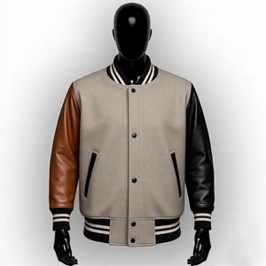 Chaqueta Bomber Varsity de Alta Calidad, Diseño de Lujo para Hombre, Personalizable, con Parches de Lana/Poliéster y Cuero PU - Product Image 2