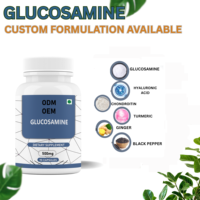 Vanity Vision OEM Glucosamine Chondroïtine Capsules Vitamine C Curcuma Gingembre Rose musquée Formule de supplément naturel d'aminoglucose pour