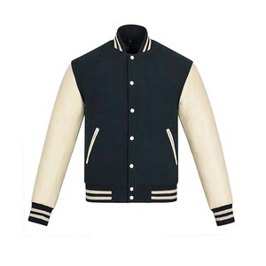 Chaqueta bordada con parche de chenilla personalizada al por mayor, chaqueta de béisbol Bomber, chaqueta universitaria - Product Image 6