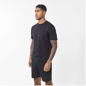 Logotipo personalizado serigrafiado de secado rápido cuello Modal transpirable evento correr hombres Unisex Ringer camisetas 100% algodón de punto carta - Product Image 5