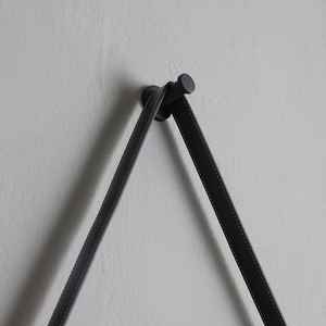 Armoire de salle de bain murale de 80 cm avec miroir LED, comptoir, lavabo, finition noir mat, série KOS - Product Image 6