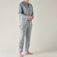 Ensemble de pyjama thermique en tissu éponge pour homme, deux pièces, respirant, avec logo, grandes tailles, vêtements de nuit quotidiens, vêtements de maison, vêtements de nuit de luxe, vêtements confortables