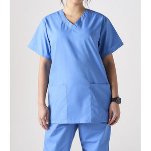 Uniformes d'hôpital unisexes Sets de gommage Private Label Healthcare Medical Adult Scrubs Suits avec couleurs et tailles personnalisées - Product Image 1