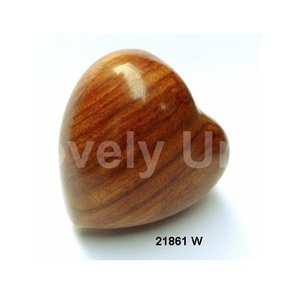 Wood Heart Keepsake Pet Cremation Urn for Pet <b>Ashes</b> - Product Image 1