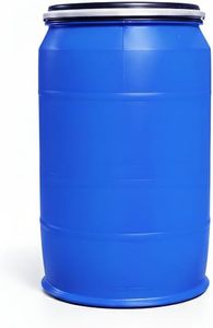 Blue HDPE Open Top <b>Drum</b> 220 LTR Leak Proof Recyclable Round for Water Packaging - Product Image 3