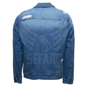 Heavy Duty Último diseño Jeans Chaqueta de invierno Calidad Premium Secado rápido Hombres Jeans Chaqueta para la venta - Product Image 2