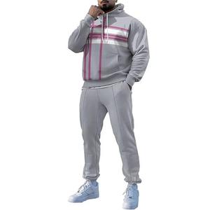 Ensemble de survêtement de qualité supérieure, tissu de qualité supérieure, 100% coton molletonné, service OEM, sweat-shirt et pantalon tendance, dernier design 2025 - Product Image 6